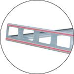 Aluminum extension beamused on System One ladder/truck racks